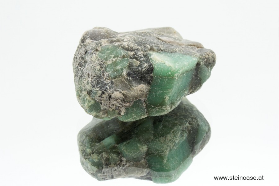Smaragd-Kristall in Matrix